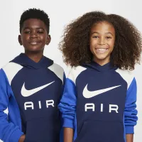 Nike Air Big дитячі Pullover Толстовка з капюшоном блакитний