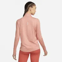 Nike Element Women's 1/2-Zip Running Top Orange