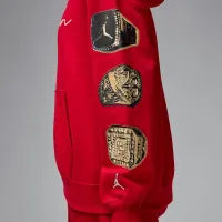 Nike Jordan Brooklyn Fleece женская Pullover Толстовка с капюшоном цвет красный