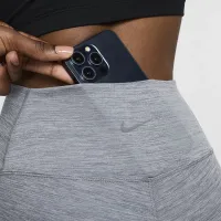 Nike One женская С высокой Талией 7/8 лосины с карманамицвет серый