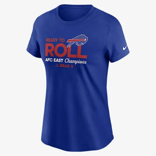 Buffalo Bills 2024 NFC East Champions Trophy Collection женская Nike NFL футболка синий