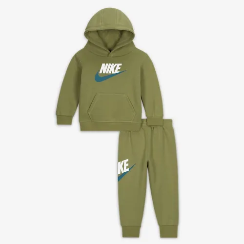 Nike Baby (12-24M) Толстовка с капюшоном and Joggers набор цвет зеленый