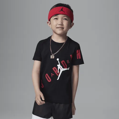 Nike Jordan Stretch Out Tee Toddler футболка цвет черный