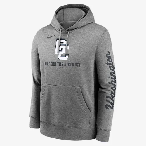Washington Nationals City Connect Club мужские Nike MLB Pullover Толстовка с капюшоном цвет серый
