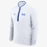 Nike UCLA Victory мужские Jordan Brand Dri-FIT College 1/2-Zip Long-Sleeve Top цвет белый