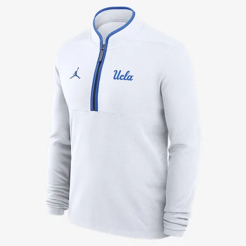 Nike UCLA Victory мужские Jordan Brand Dri-FIT College 1/2-Zip Long-Sleeve Top цвет белый