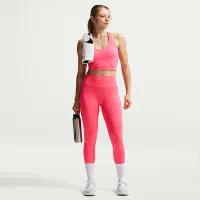 Nike Pro Seamless женская С высокой Талией 7/8 лосины Pink