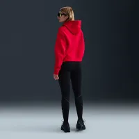 Nike Sportswear Tech Fleece женская оверсайз Толстовка с капюшоном цвет красный