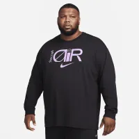 Nike Max90 чоловічі Long-Sleeve баскетбольні футболка колір чорний