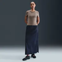 Nike Sportswear Chill Knit жіноча футболка колір коричневий