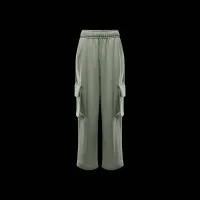 Nike Sportswear жіноча Low-Rise оверсайз French Terry Open-Hem Pants колір зелений