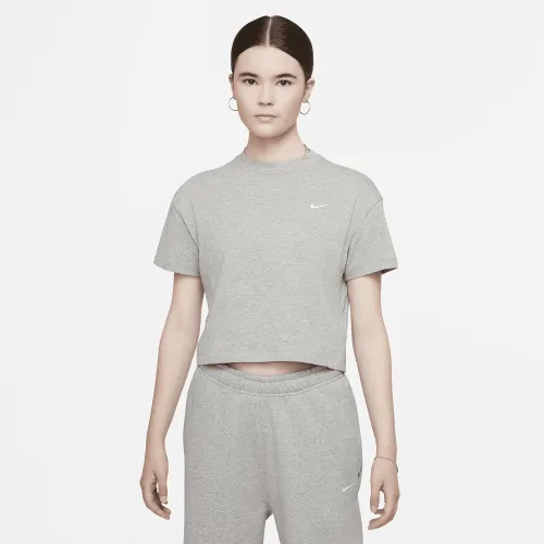 Nike Solo Swoosh жіноча футболка колір сірий