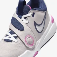 Nike Team Hustle D 11 Big дитячі баскетбольні Кросівки колір фіолетовий