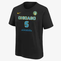 Angel Reese Chicago Sky Explorer Edition Big детские Nike WNBA T-Shirt цвет черный