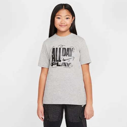 Nike Sportswear Big детские футболка цвет серый