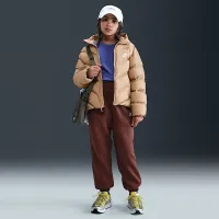 Nike Sportswear All Day Play Big дитячі Therma-FIT Loose-Fit Puffer Куртка колір коричневий