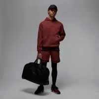 Nike Jordan Sport Hoop Fleece мужские Dri-FIT Pullover Толстовка с капюшоном цвет коричневый