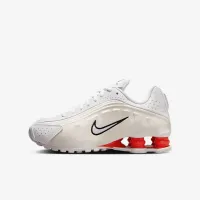 Nike Shox R4 Big детские Кроссовки цвет белый