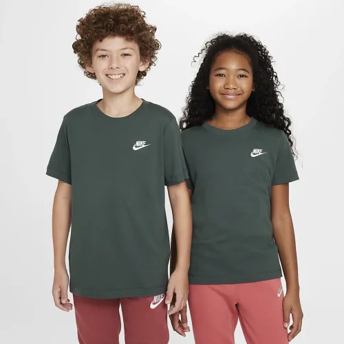 Nike Sportswear Big дитячі футболка колір зелений