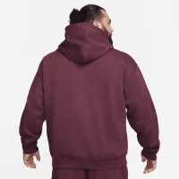 Nike Solo Swoosh мужские Full-Zip Толстовка с капюшоном цвет красный