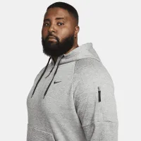 Nike Therma мужские Therma-FIT Full-Zip Fitness Top цвет серый