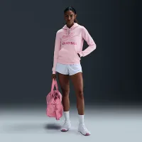 Nike женская волейбольные Pullover Толстовка с капюшоном Pink
