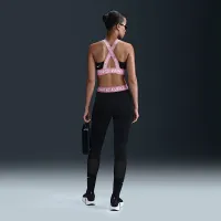 Nike Pro женская Mid-Rise Crop Mesh-Panel лосины цвет черный