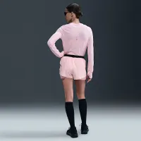 Nike Swift женская Dri-FIT UV Long-Sleeve Crew-Neck Running Top Pink