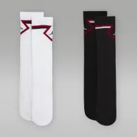 Nike Jordan Big детские Diamond High Crew носки (2 пары) цвет черный