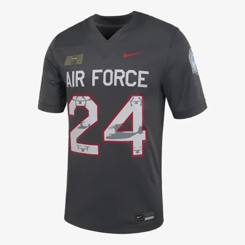 Air Force мужские Nike College Football Replica Jersey цвет серый