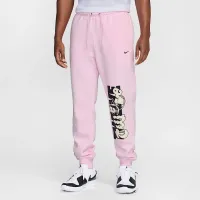 Nike Ja мужские Fleece баскетбольные Jogger Pants Pink