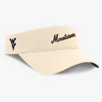 West Virginia Mountaineers Primetime Ace мужские Nike Dri-FIT College Adjustable Visor цвет коричневый