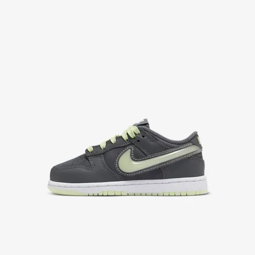 Nike Dunk Low Little детские Кроссовки цвет серый
