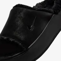 Nike Calm Elevation Fur жіноча Slides колір чорний
