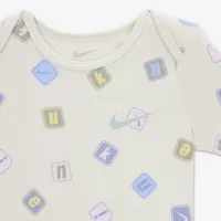 Nike Baby (12-24M) 2-Piece Printed Bodysuit набор цвет зеленый