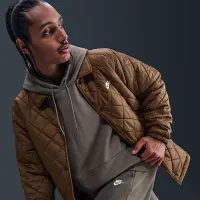 Nike Club чоловічі Coaches Куртка колір коричневий