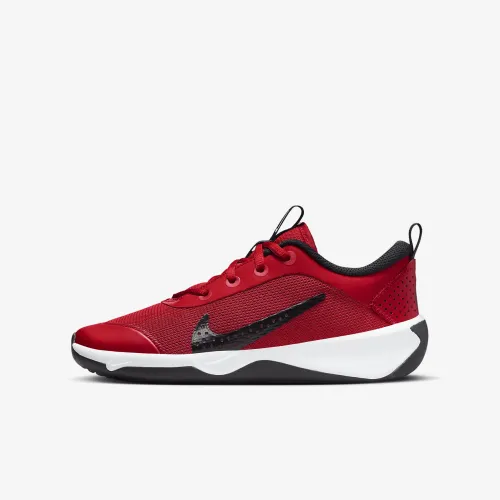 Nike Omni Multi-Court Big детские Indoor Court Кроссовки цвет красный