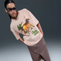 Nike Sportswear Essential женская оверсайз футболка Pink