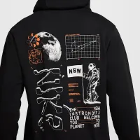 Nike Club мужские French Terry Толстовка с капюшоном цвет черный