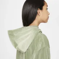 Nike Sportswear Girls' Pullover Толстовка с капюшоном цвет зеленый