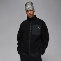 Nike Jordan Flight мужские Mountainside Faux Fur Куртка цвет черный