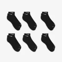 Nike Everyday Plus Cushioned тренувальні Low шкарпетки (6 пар) колір чорний