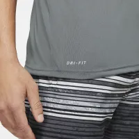 Nike Essential чоловічі Short-Sleeve Hydroguard Swim Shirt колір сірий