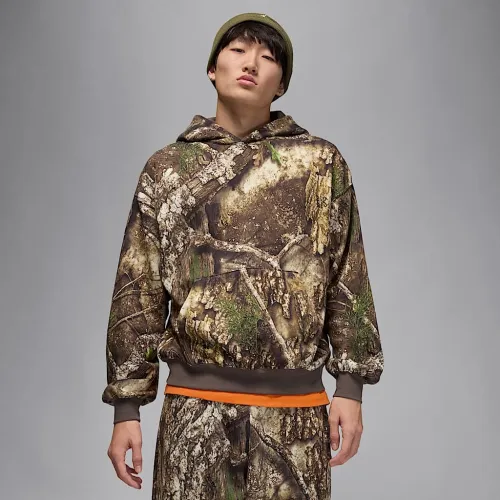 Nike Jordan Brooklyn чоловічі Fleece Realtree Pullover Толстовка з капюшоном колір зелений