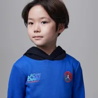 Nike Jordan MJ Moto Little дитячі 2-Piece Fleece Pullover Толстовка з капюшоном комплект блакитний