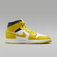 Nike Air Jordan 1 Mid женская Кроссовки цвет белый