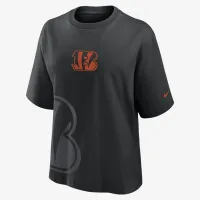 Cincinnati Bengals Boxy женская Nike NFL футболка цвет черный