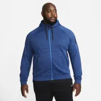 Nike Therma чоловічі Therma-FIT Full-Zip Fitness Top блакитний
