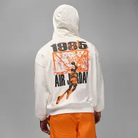 Nike Jordan Brooklyn чоловічі оверсайз Pullover Толстовка з капюшоном колір білий