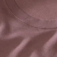 Nike Sportswear Phoenix Fleece женская оверсайз Cropped Crew-Neck свитшот цвет фиолетовый